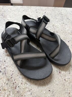 Chacos Men's Z/1 Adjustable Strap Classic Sandal Split Gray Hiking Shoes 11